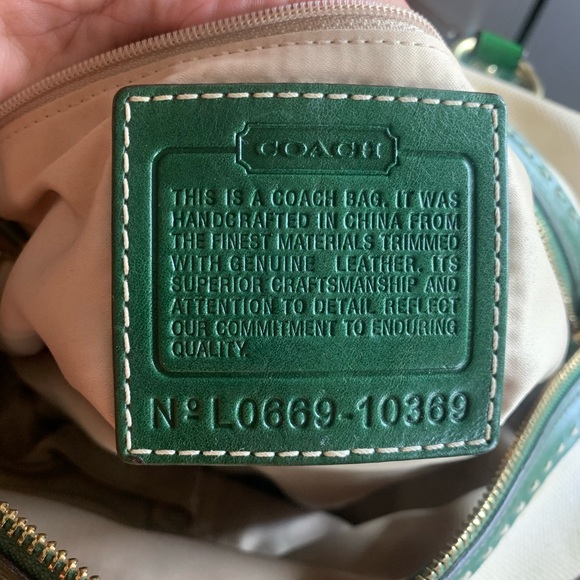 Coach Legacy Leather Fabric Vintage Satchel - Picture 8 of 10